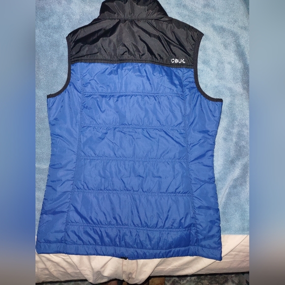 Cutter & Buck, C-BU< , WestRock Sleeveless Vest Jacket, size S/P, Blue & Back - Picture 3 of 13